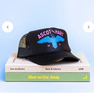 Ascot + Hart Eagle Trucker Hat Black